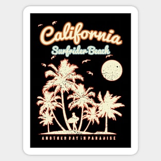 Surfrider Beach California Sticker